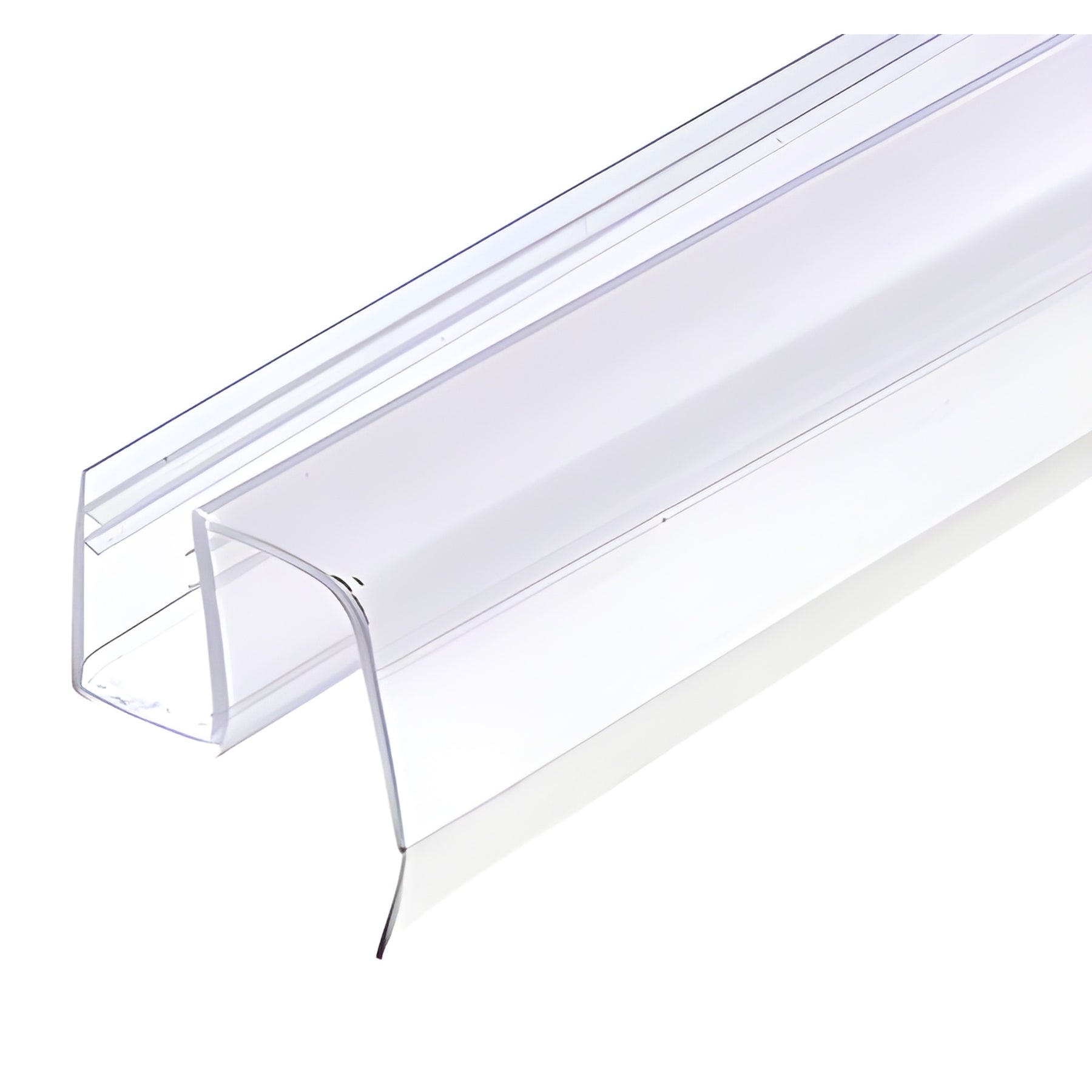 CRL Clear Bottom Wipe with Drip Rail for Crescent Sliding Shower Door System for 1/2" Glass