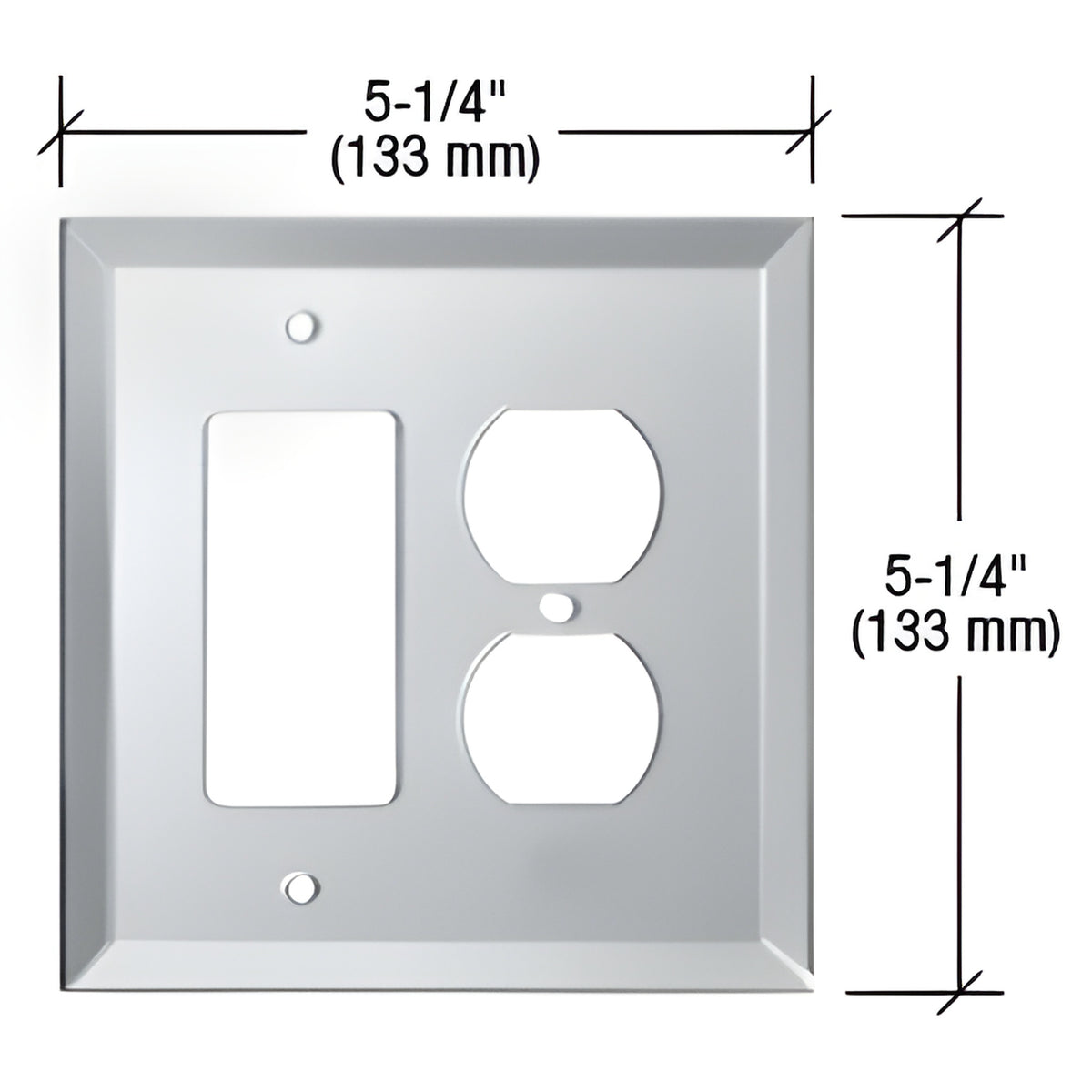 CRL Clear Designer Duplex Combo Glass Mirror Plate