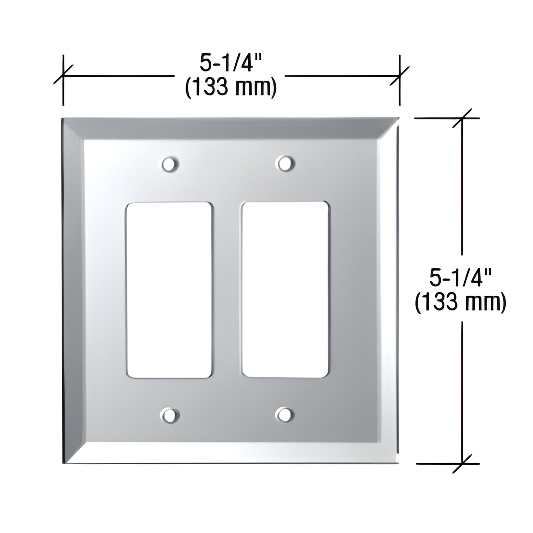 CRL Clear Double Designer Glass Mirror Plate