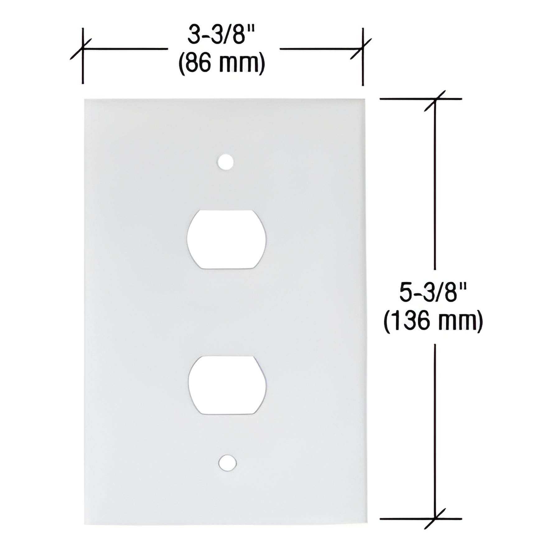 CRL Clear Double Despard Acrylic Mirror Plate