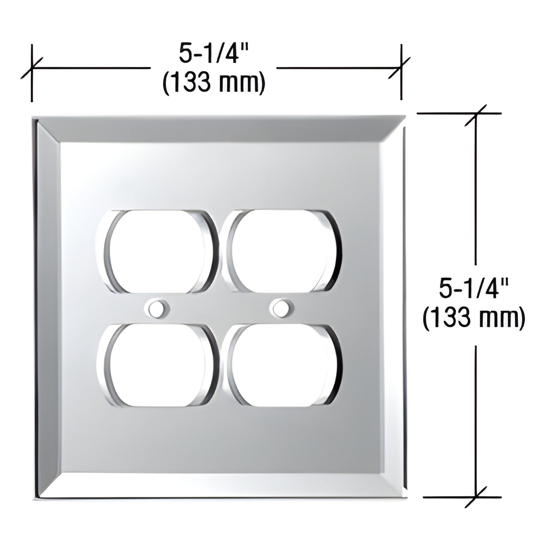 CRL Clear Double Duplex Glass Mirror Plate