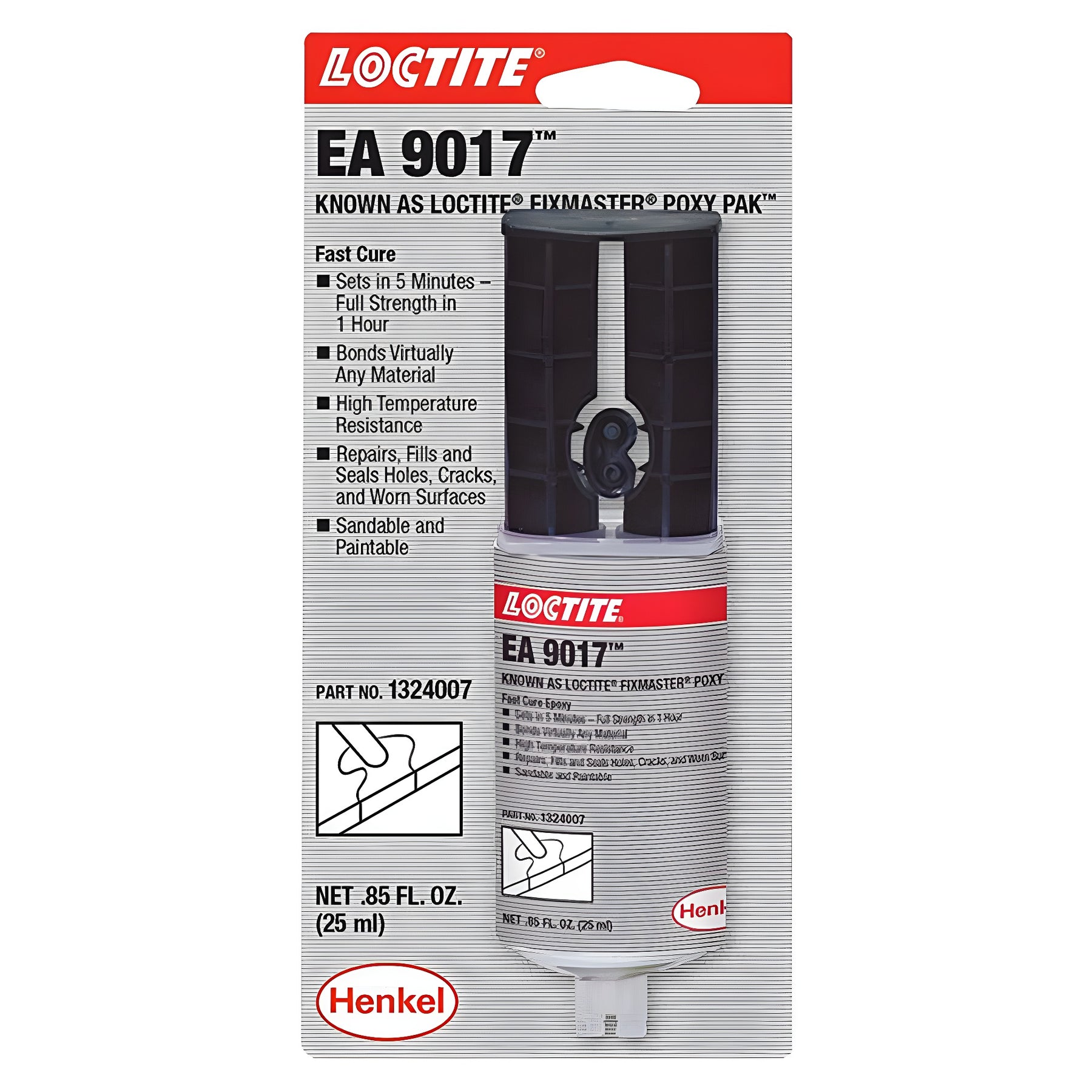 CRL Clear Loctite® Poxy-Pak™ Two-Part Epoxy