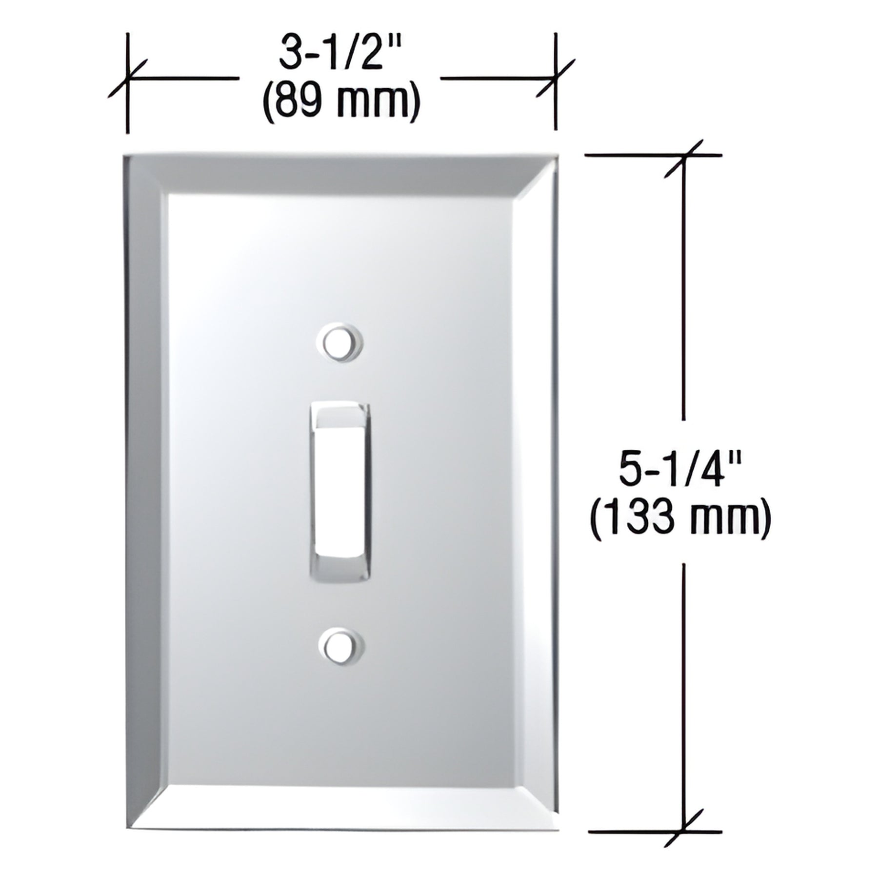 CRL Clear Toggle Switch Glass Mirror Plate
