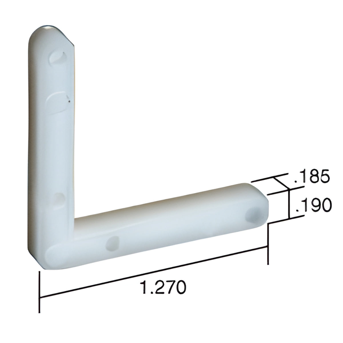 CRL Corner Key - 1.27" Leg; .185" Width - Bulk 100/Pk