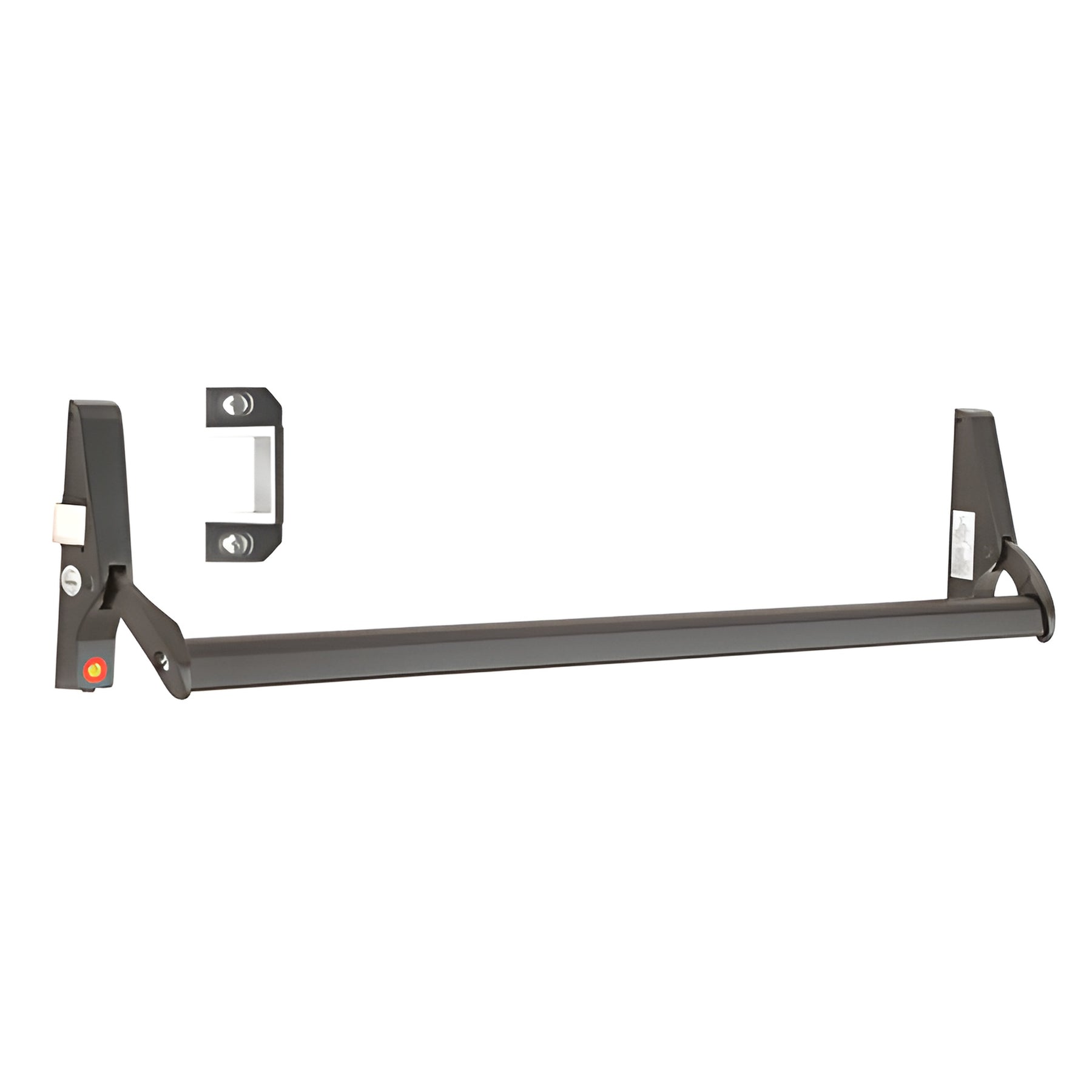 CRL Dark Bronze 48" Jackson® 10 Series Left Hand Reverse Bevel Crossbar Rim Panic Exit Device