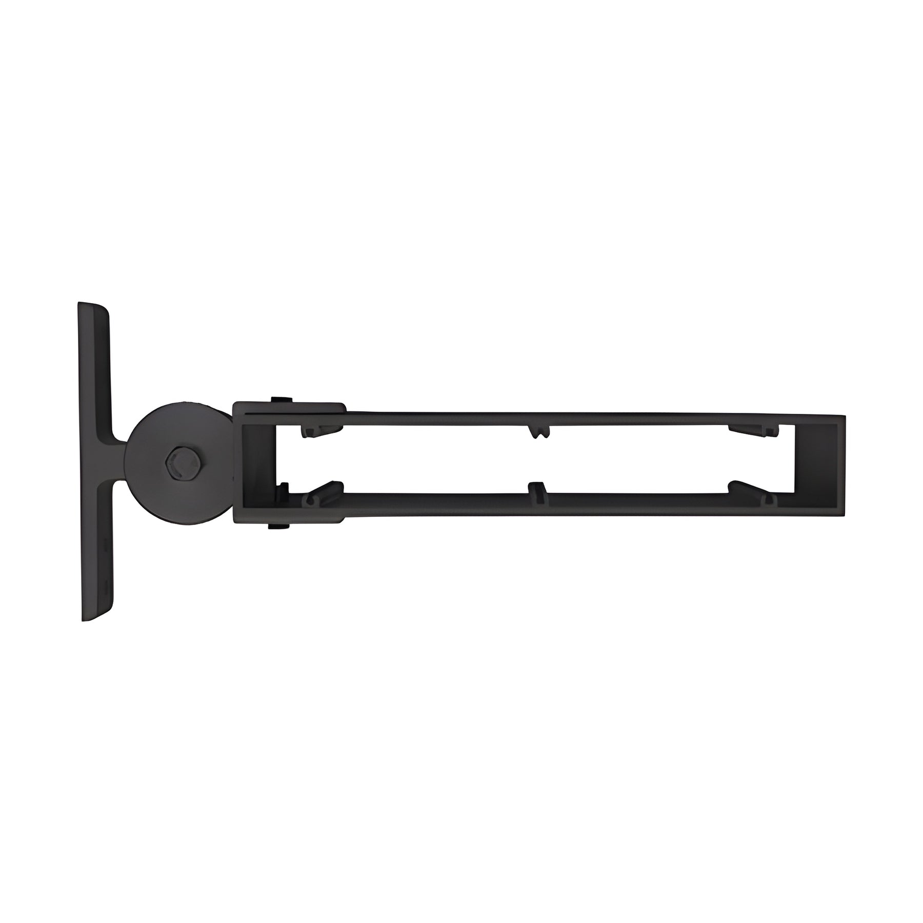 CRL Dark Bronze Anodized 2" x 12" Rectangular Single Operable Mounting Bracket
