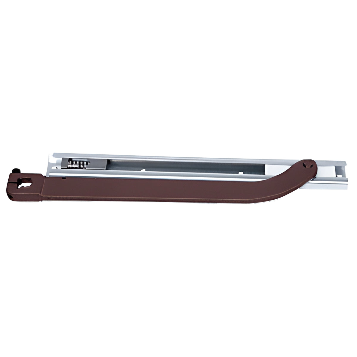 CRL Dark Bronze Offset Arm Assembly with Surface Mount Type Slide -Track for 9/16" Deep Rail