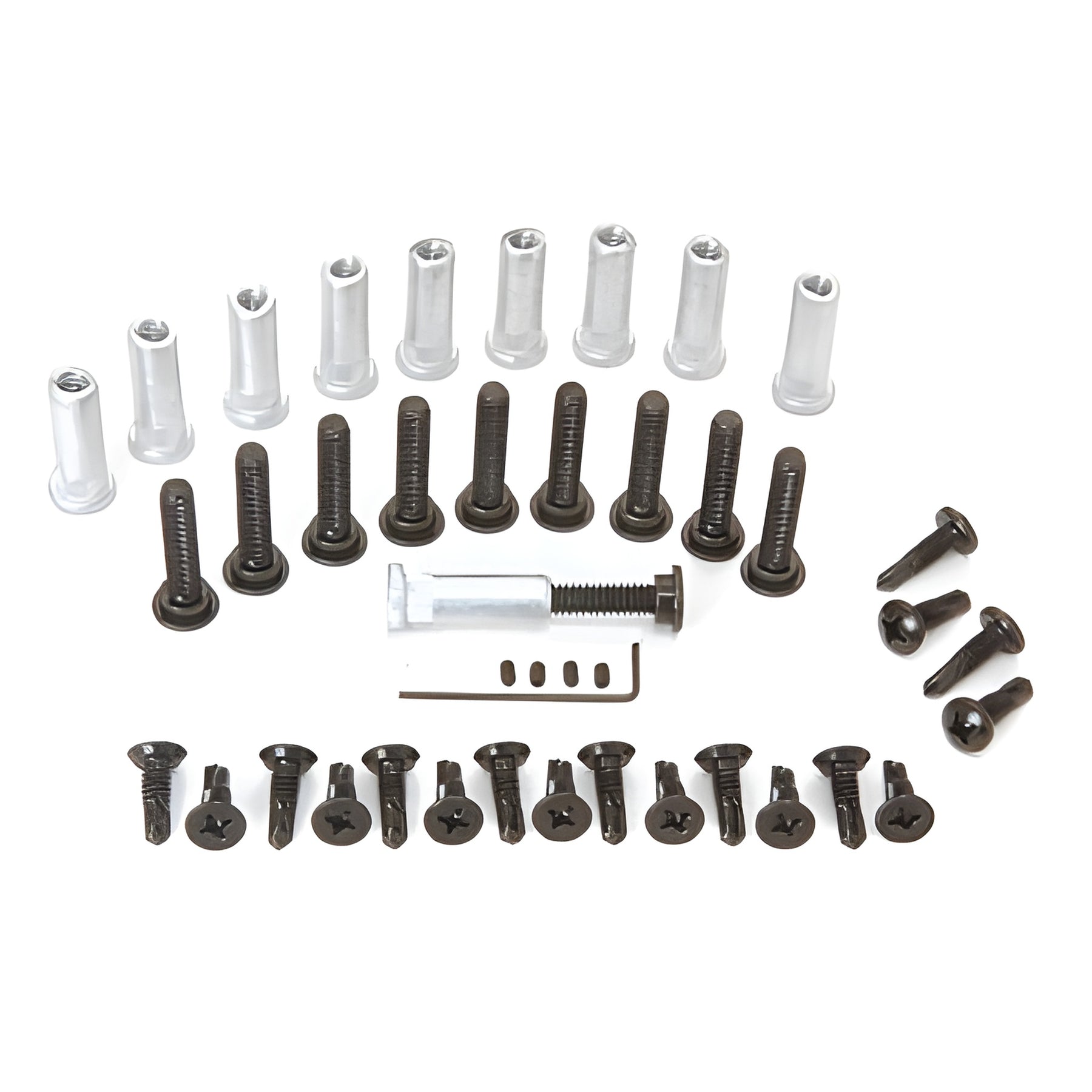 CRL Dark Bronze Replacement Screw Pack for 200/250 Series Continuous Geared Hinges