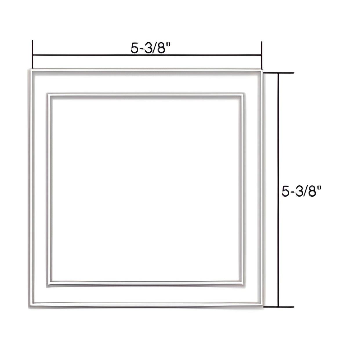 CRL Double Acrylic Plate Perimeter Gasket