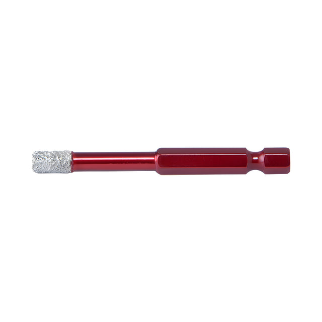 CRL 1/4" Vacuum Brazed Dry Core Drill Bit- Quick Change Shank