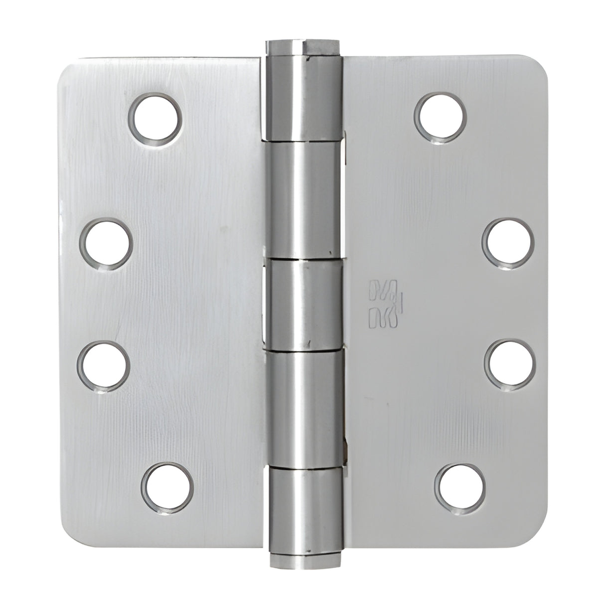 CRL Dull Chrome 4" x 4" Commercial Hinge 1/4" Radius