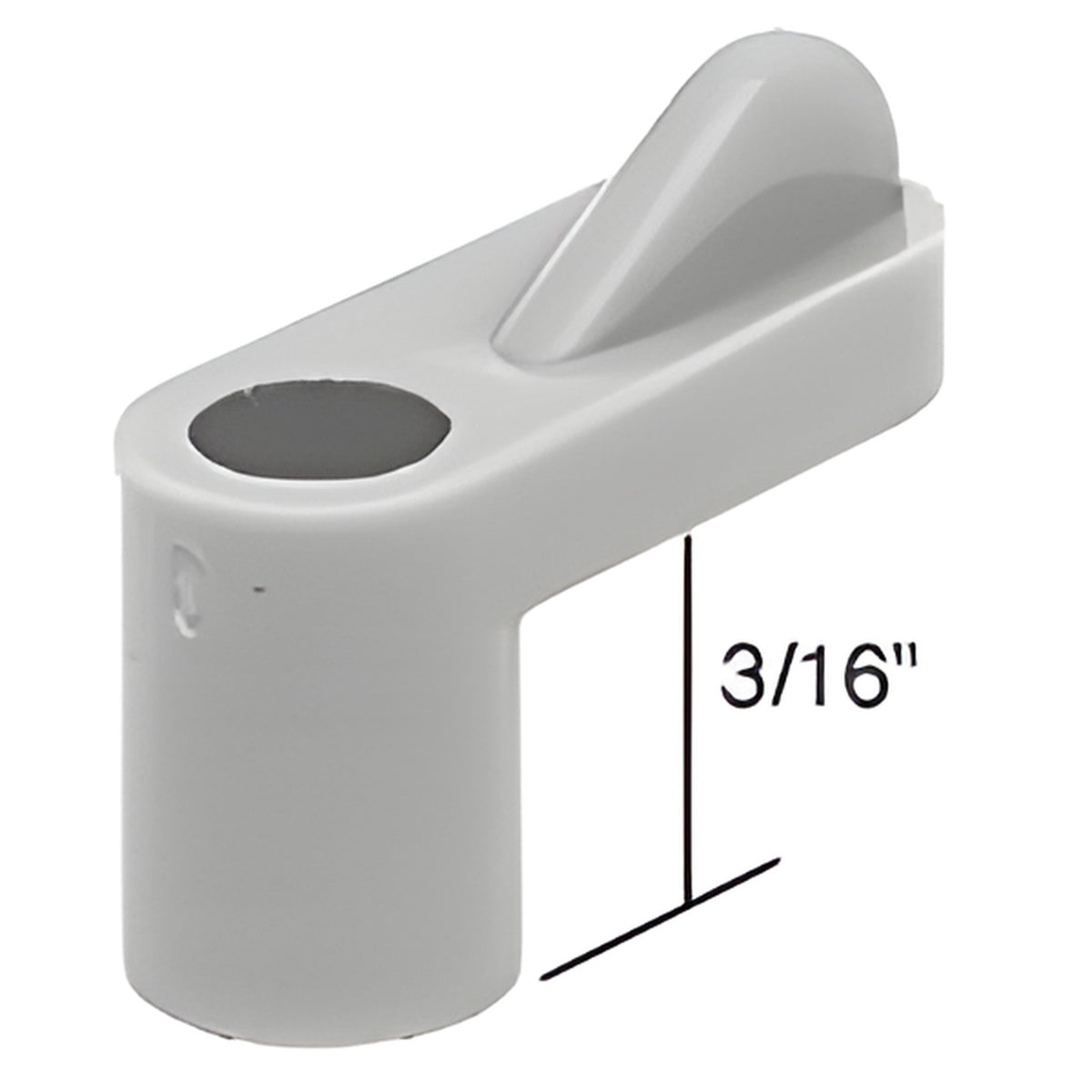 CRL Gray 3/16" Plastic Window Screen Clips - Pack