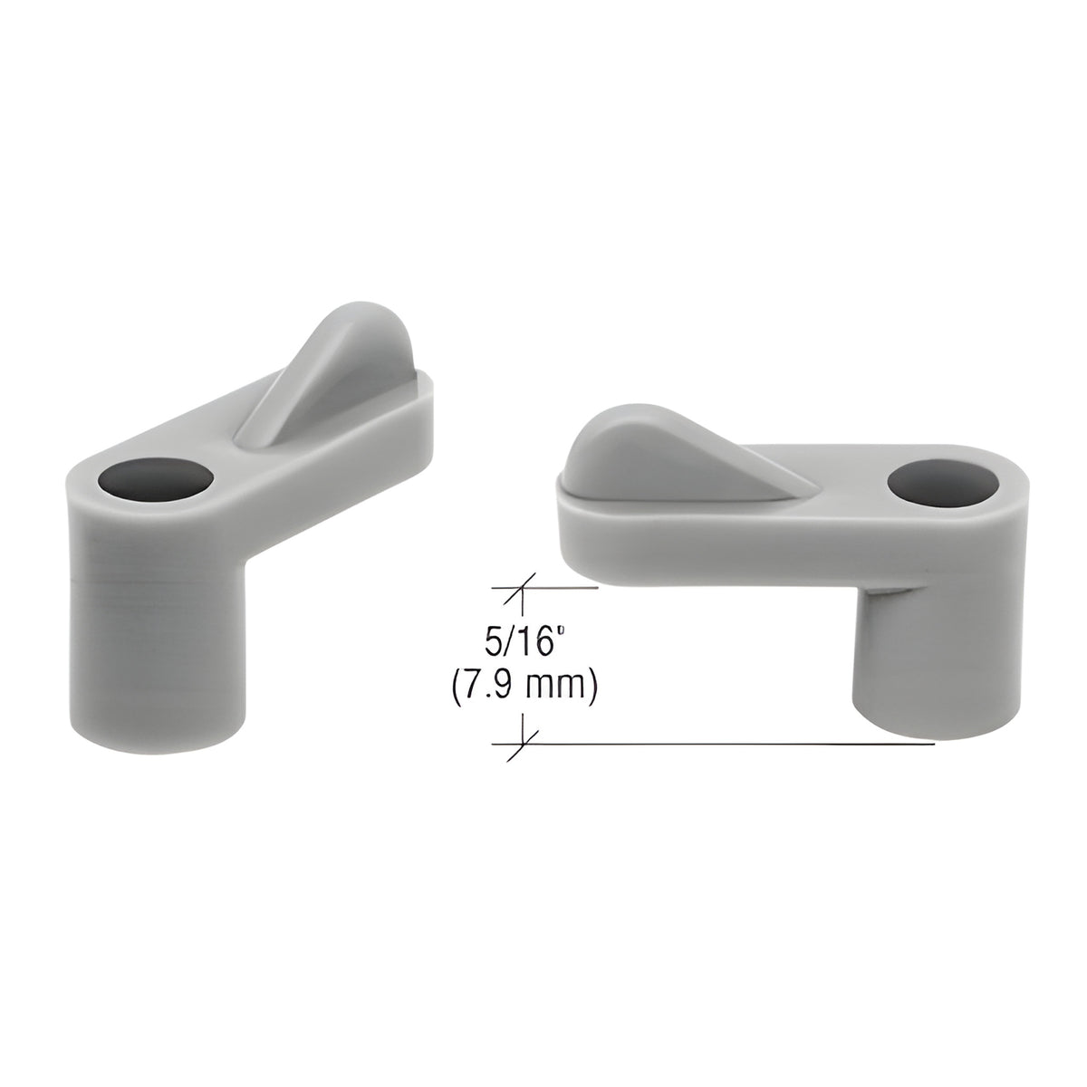 CRL Gray 5/16" Plastic Window Screen Clips - Bulk