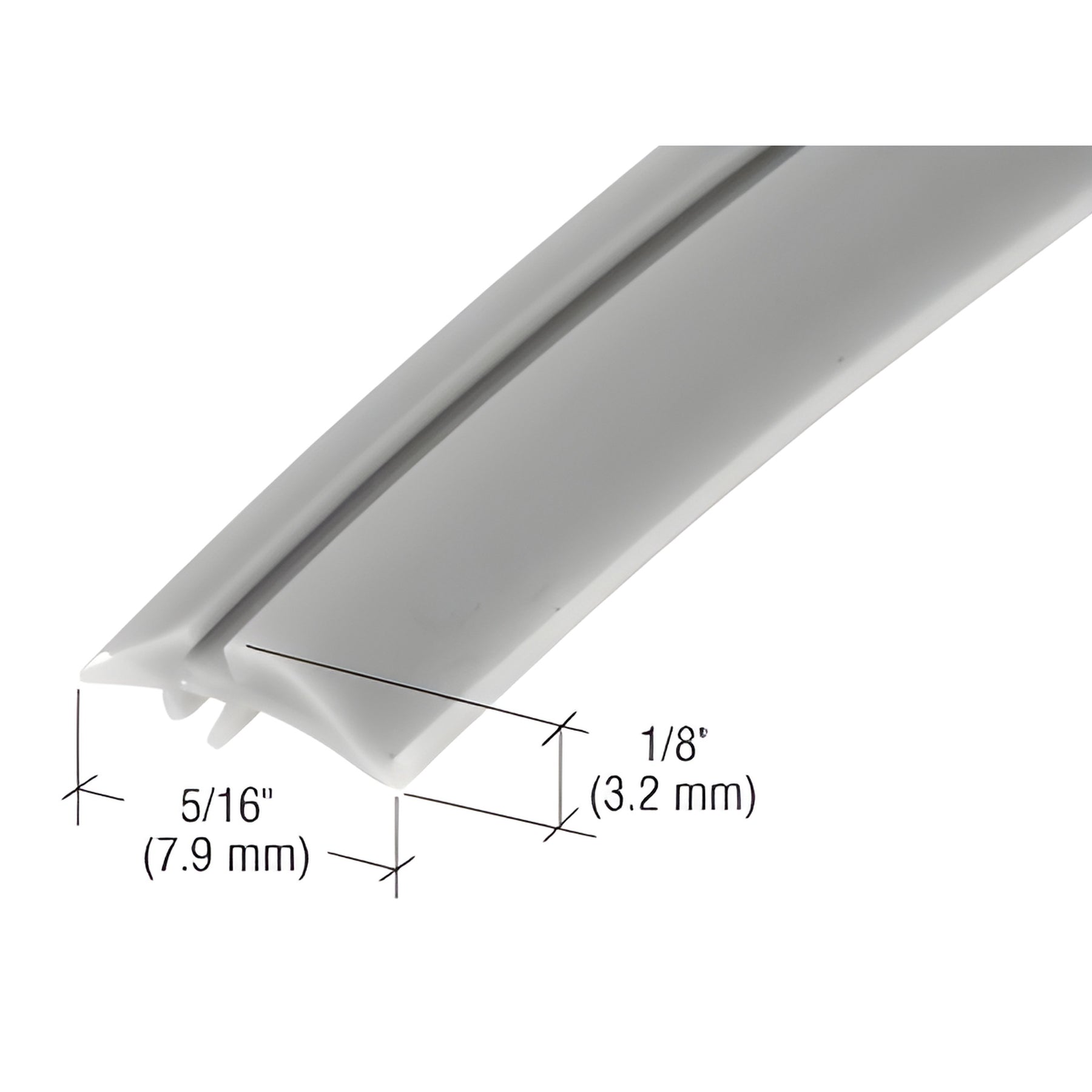 CRL Gray 5/16" Width Glazing Spline - 100' Roll