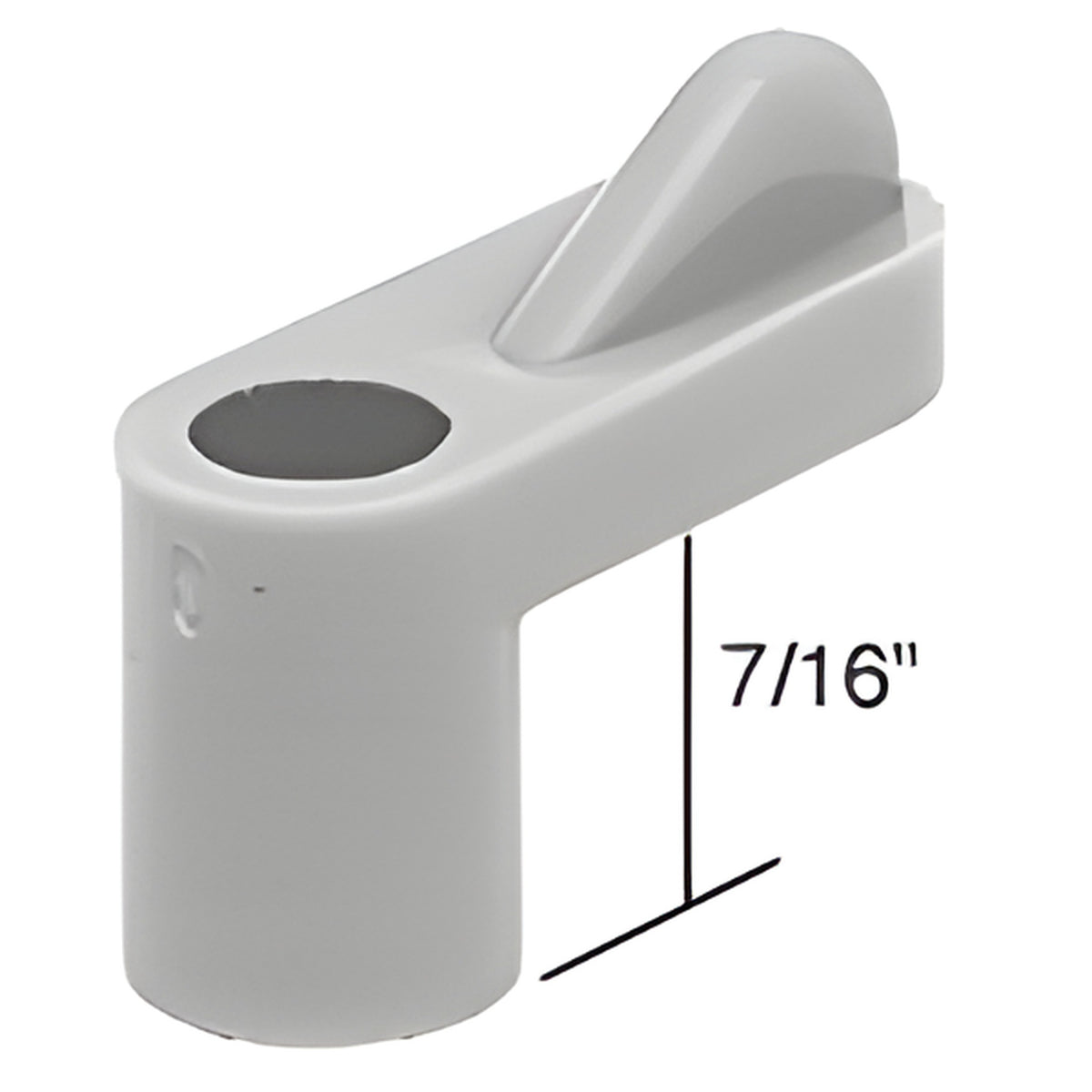 CRL Gray 7/16" Plastic Window Screen Clips - Bulk