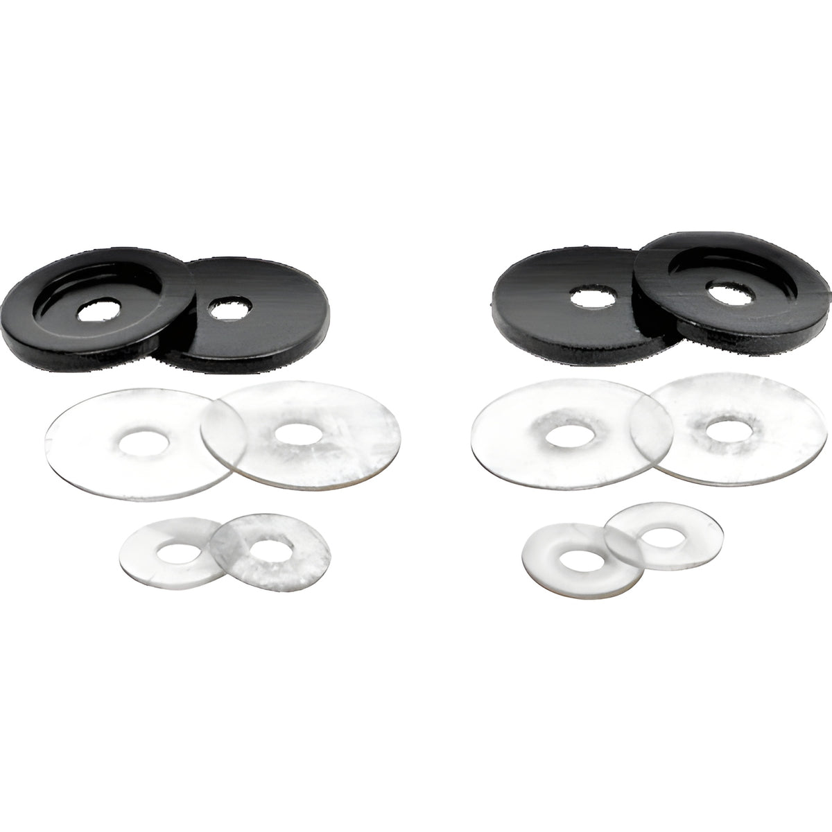 CRL Gun Metal Replacement Washers for Back-to Back Solid Pull Handle