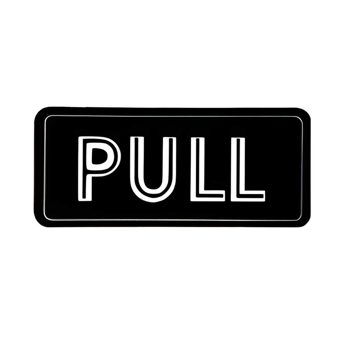 CRL Horizontal "PULL" Decal