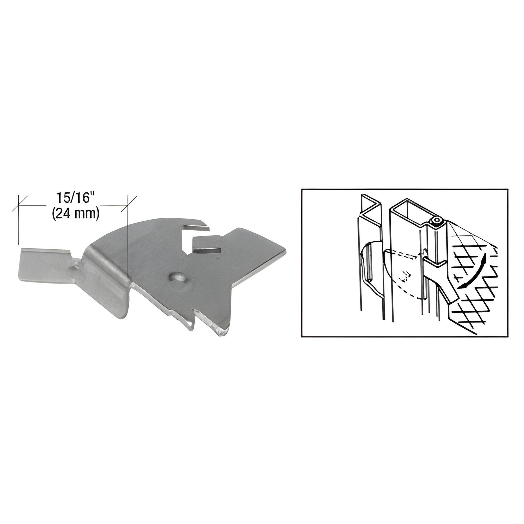 CRL Inside Blade Knife Latches - Carded