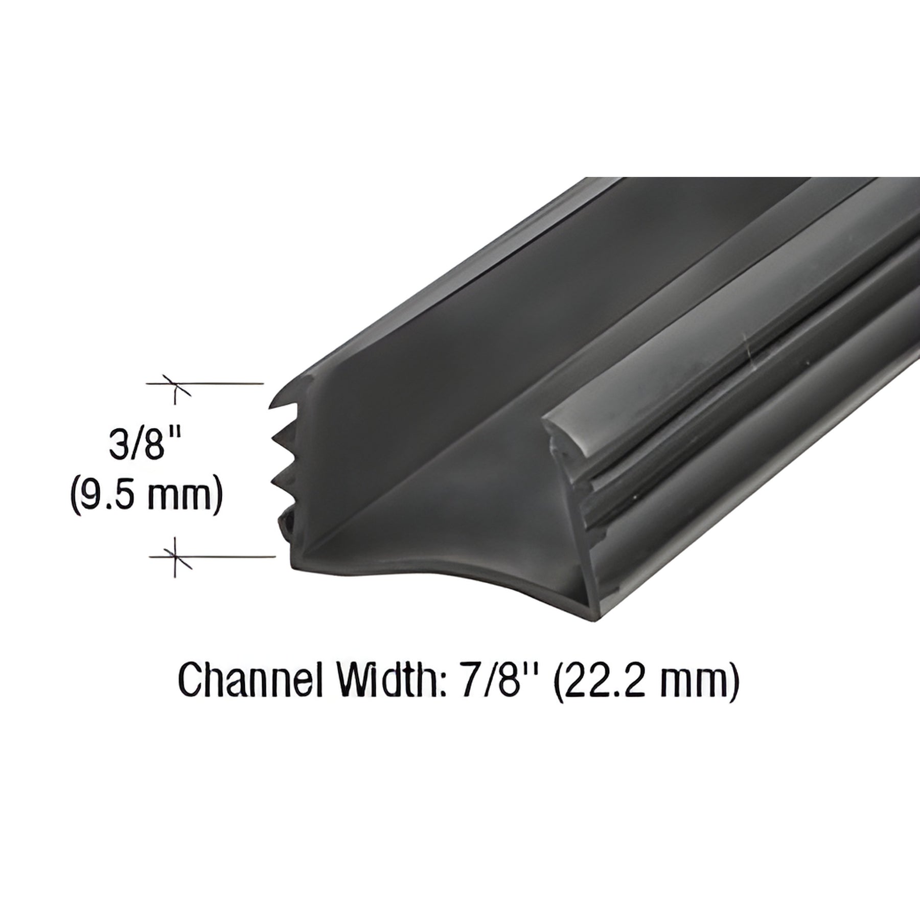 CRL Insulating Glass Glazing Vinyl for PA300 Adapter Channel
