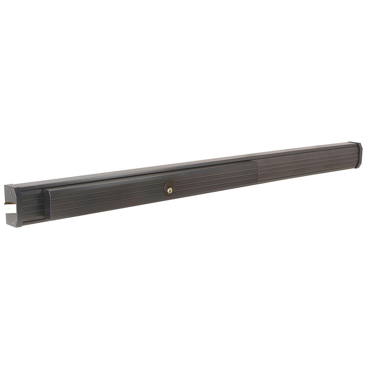 CRL Jackson® 1295 Push Pad Rim Panic Exit Device - 'S' Type Strike, 48", Dark Bronze with Cylinder Dogging