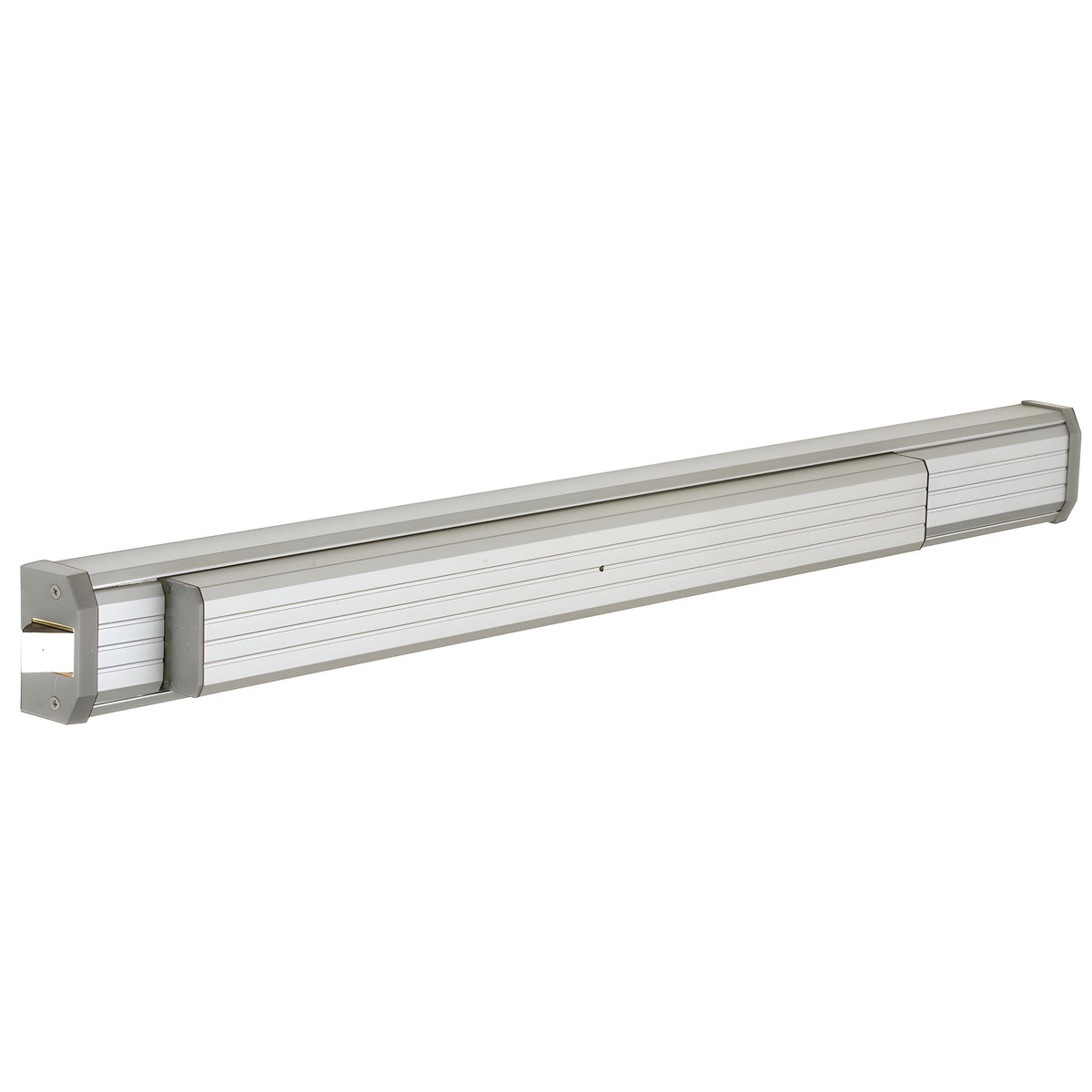 CRL Jackson® 1295 Push Pad Rim Panic Exit Device - Fluted Texture Extrusion, 'S' Type Strike, 36", Aluminum