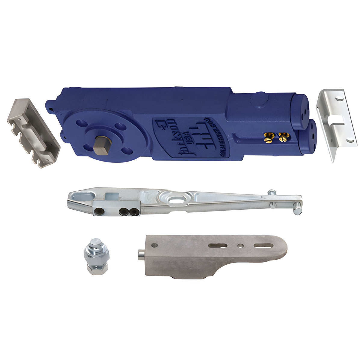 CRL Jackson® Adjustable Spring Power 105º Hold Open Overhead Concealed Closer with "GE" Hardware Package
