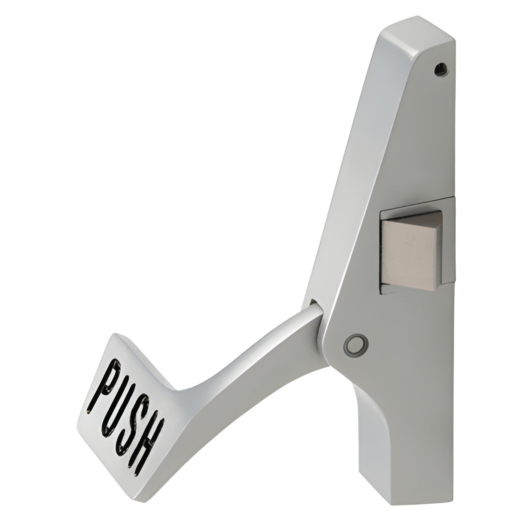 CRL Jackson® Satin Aluminum Active Right Side Body Arm and Paddle Assembly for Jackson® RHRB 1095P Series Crossbar Rim Panic Exit Device