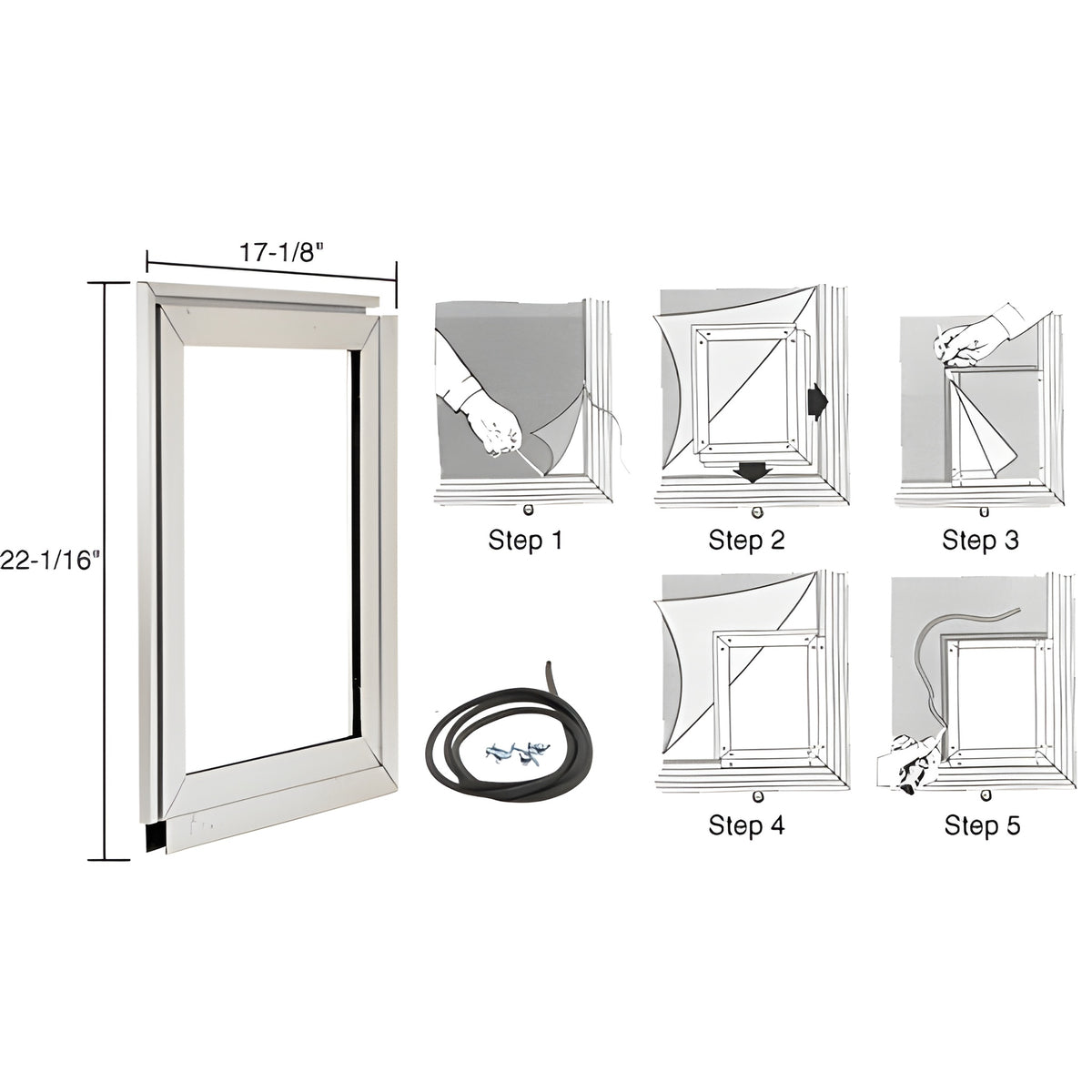 CRL Large Pet Door Adaptor