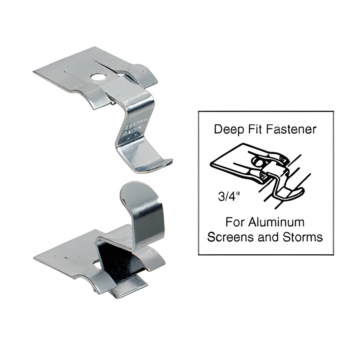 CRL Ludwig 3/4" Deep Fit Screen and Storm Window Snap Fastener