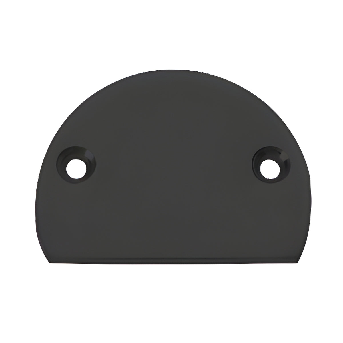 CRL Matte Black 300X Series Decorative End Cap