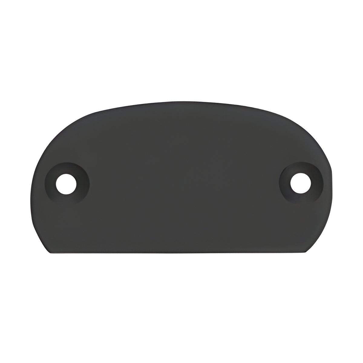 CRL Matte Black 320X Series Decorative End Cap