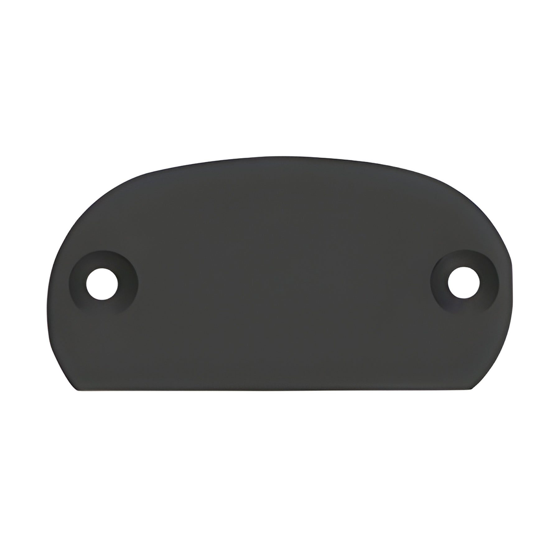 CRL Matte Black 320X Series Decorative End Cap