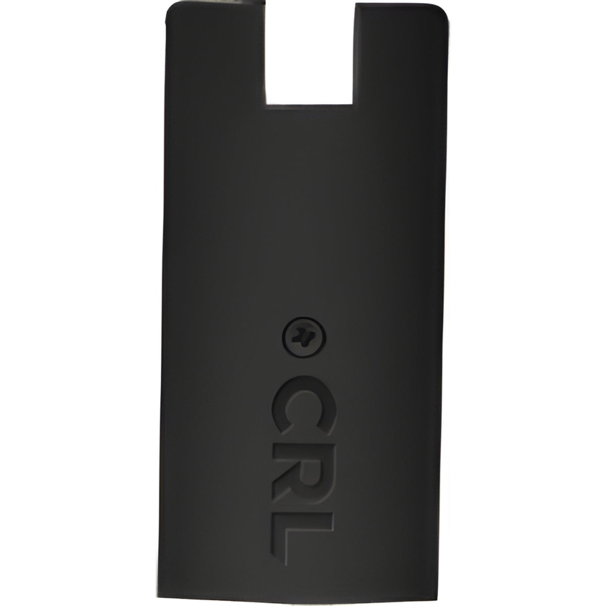 CRL Matte Black 4" Square End Cap for Sidelite Rails