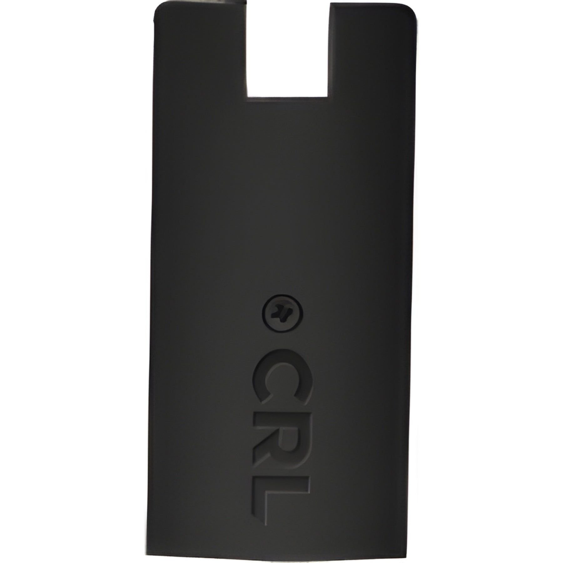 CRL Matte Black 4" Square End Cap for Sidelite Rails