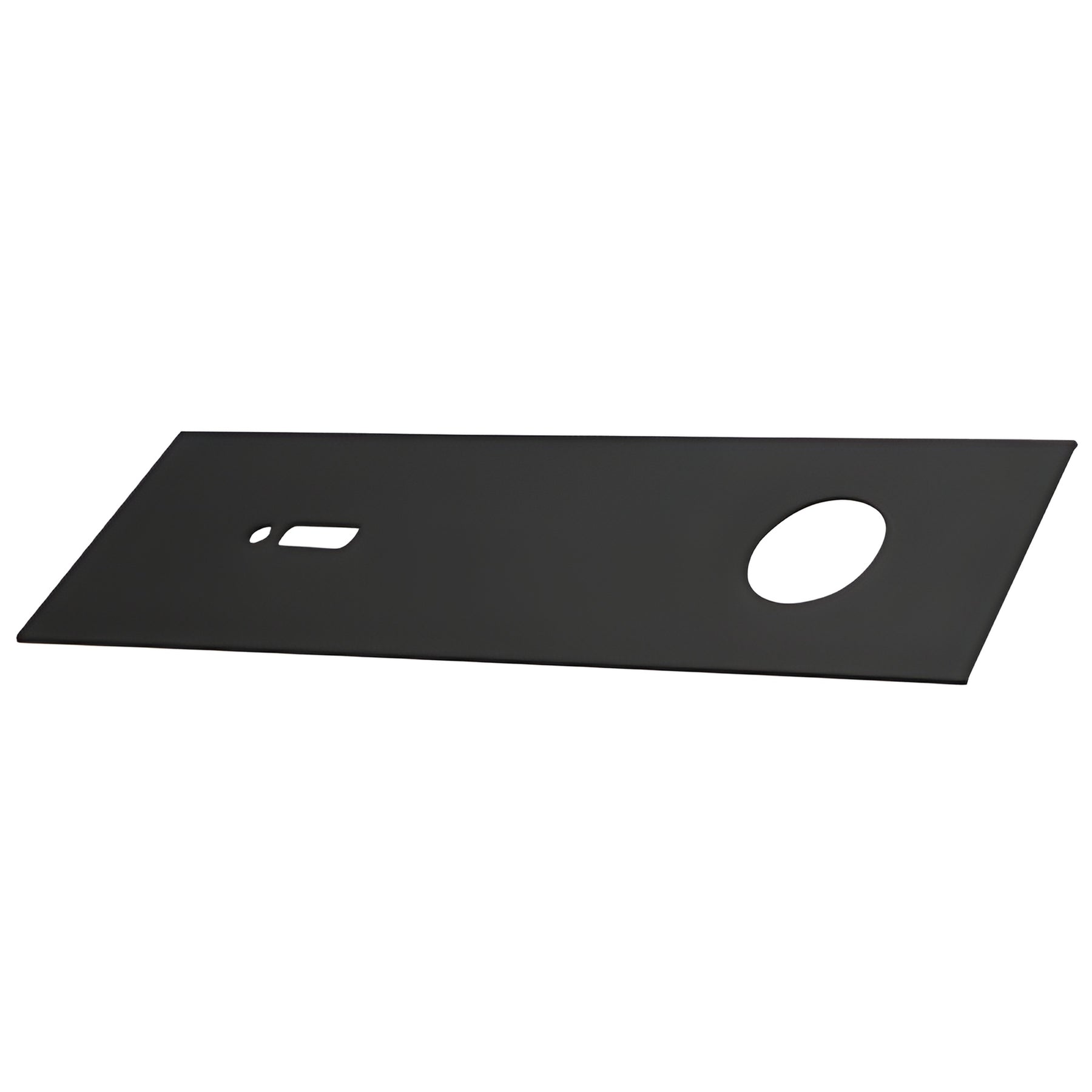 CRL Matte Black Cover Plate for 4-1/2" Header Used with Overhead Concealed Door Closers