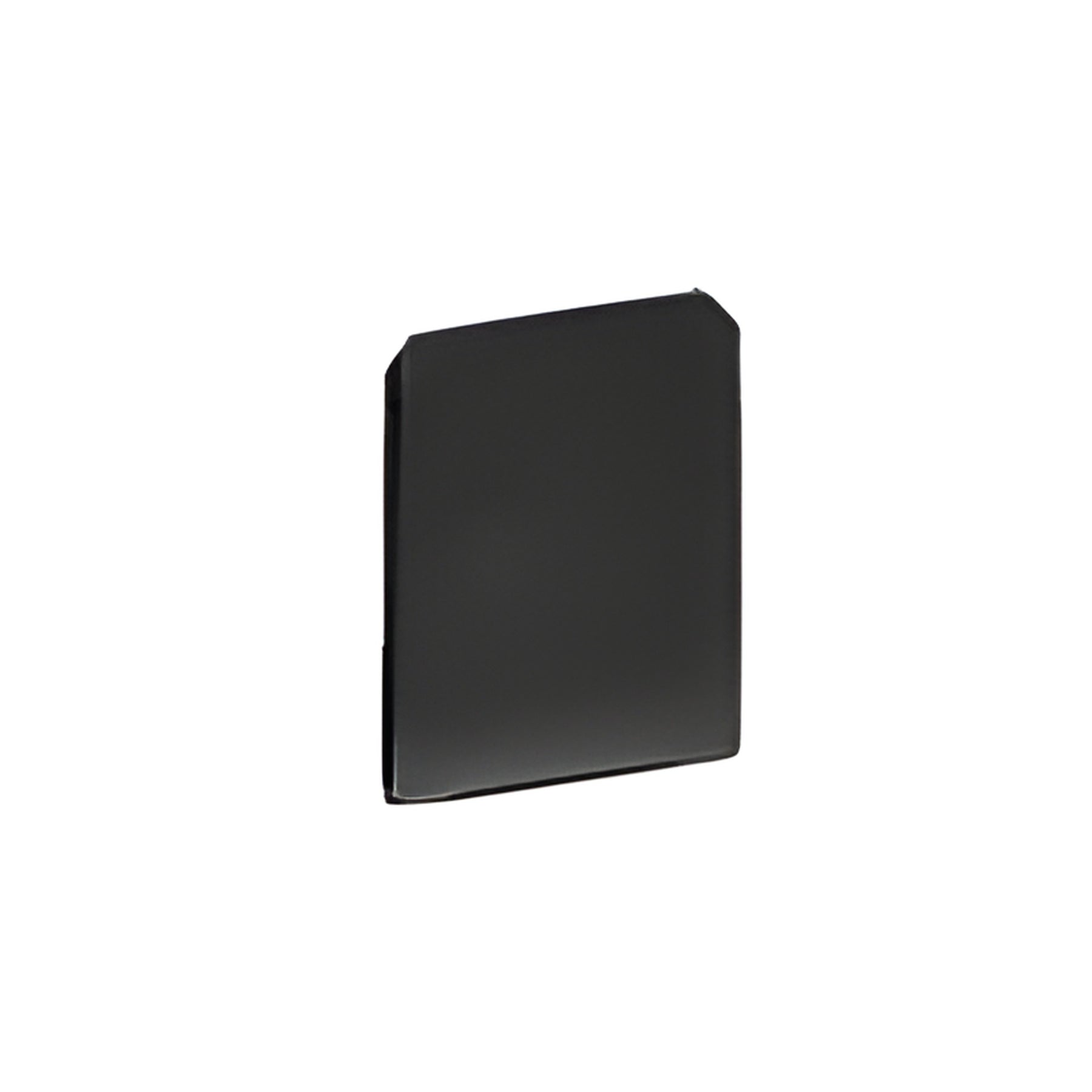 CRL Matte Black End Cap for WU1 Series Wet/Dry U-Channel