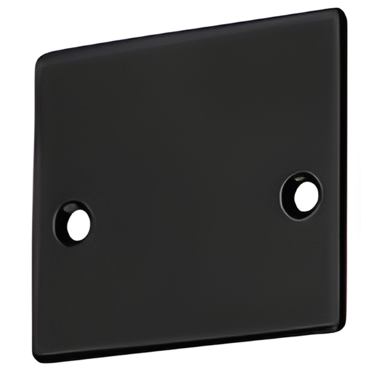 CRL Matte Black End Cap with Screws for NH2 Series Wide U-Channel