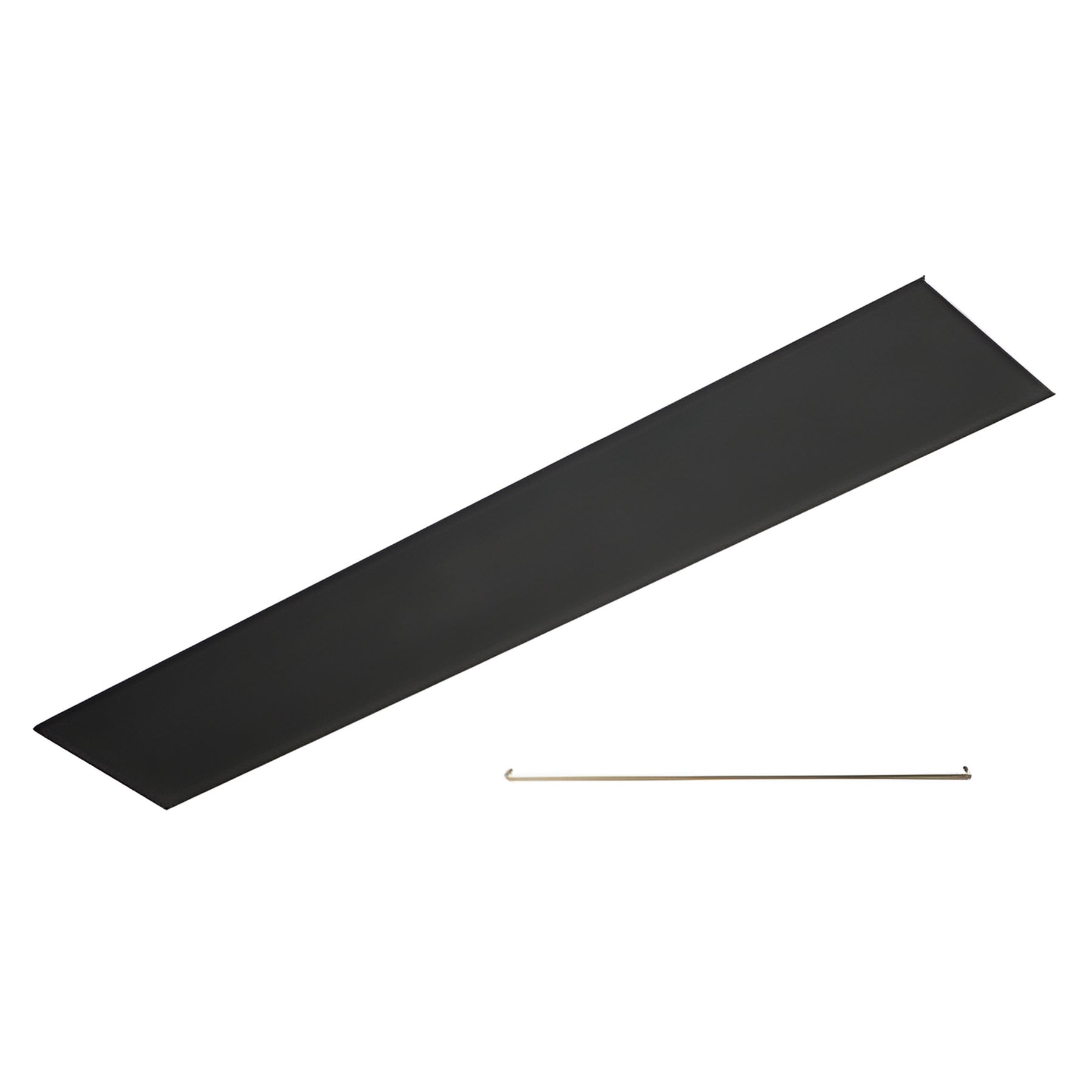CRL Matte Black Flat Snap-In Channel 120"