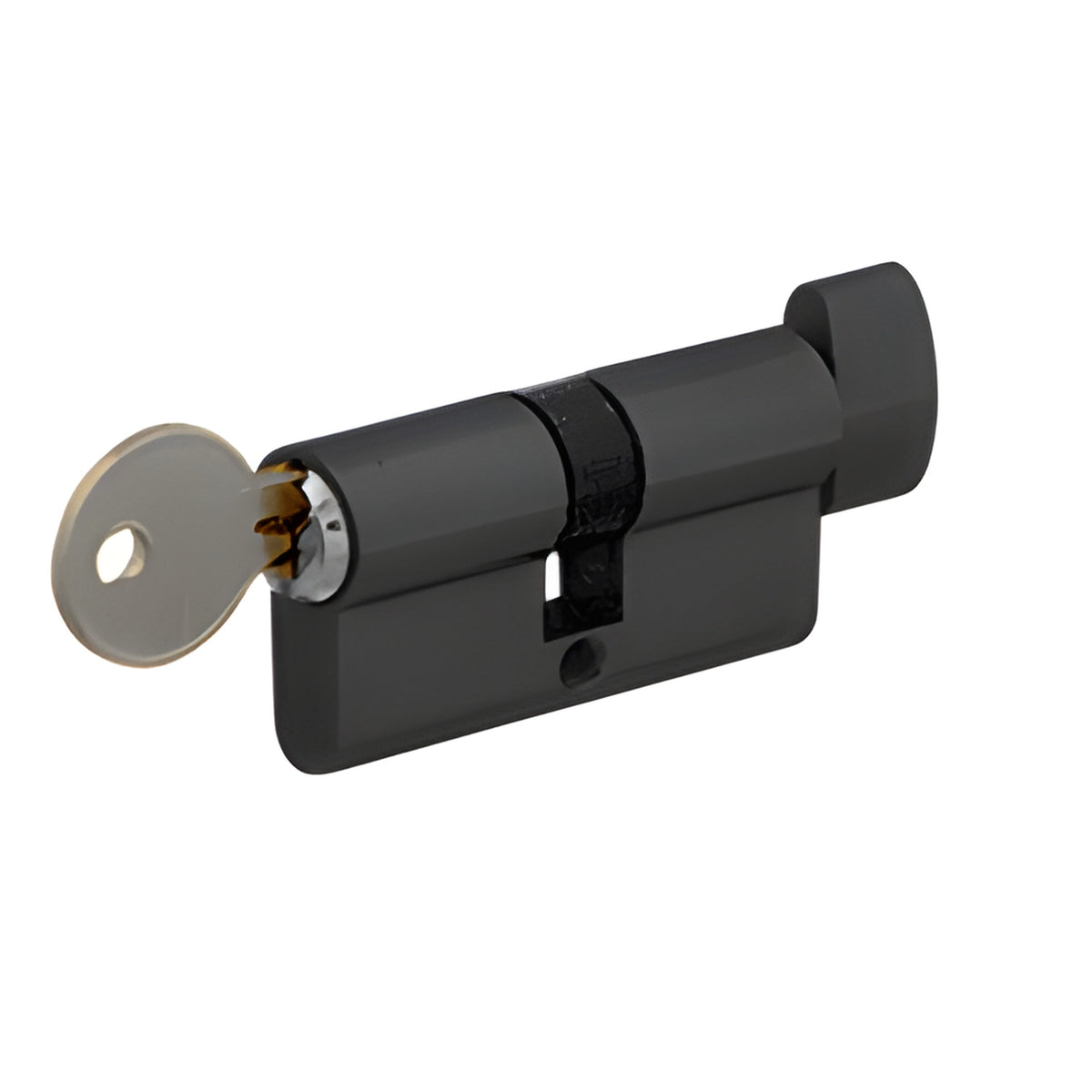 CRL Matte Black Keyed Alike Cylinder Lock with Thumbturn