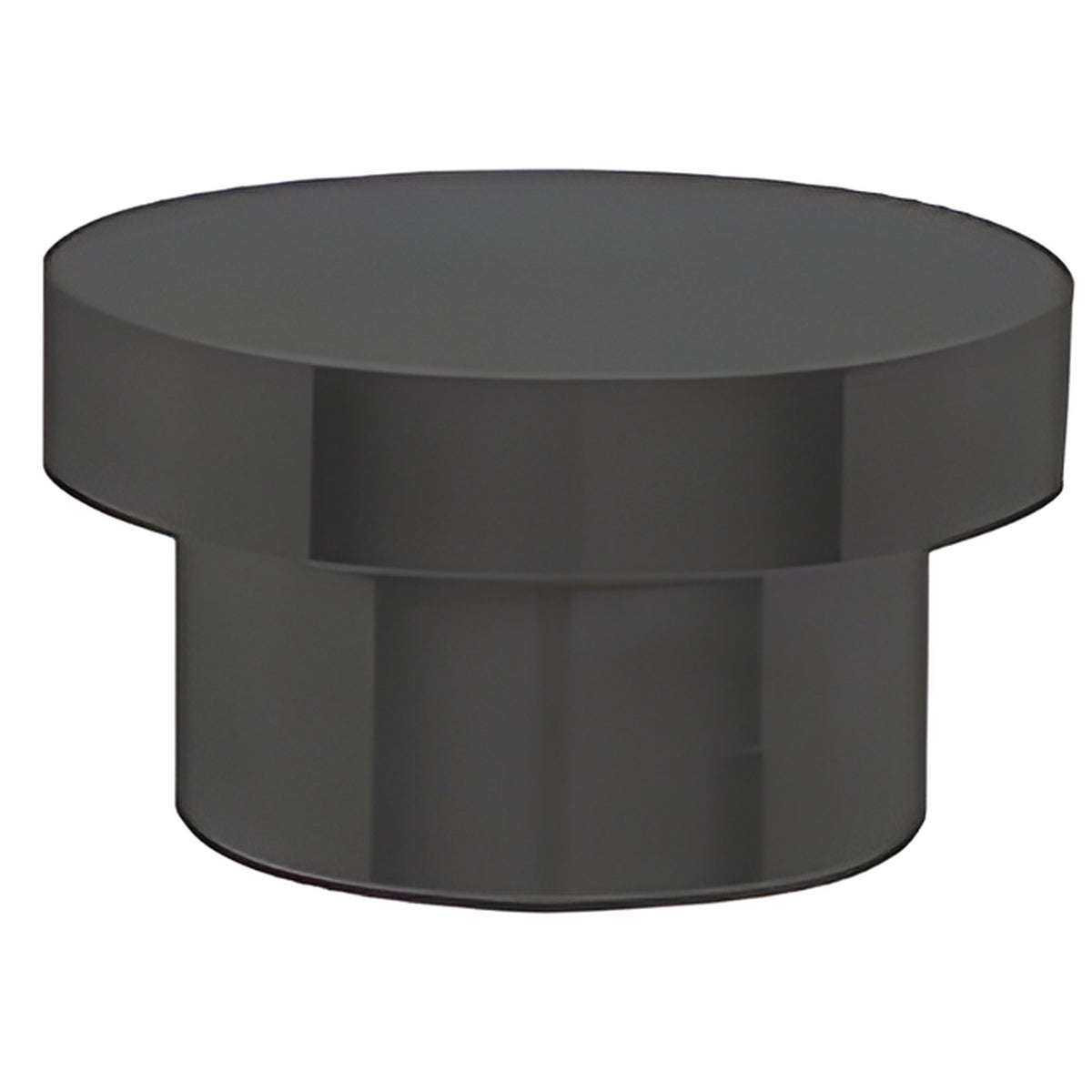 CRL Matte Black Laguna Series Replacement Cap for LS104BS