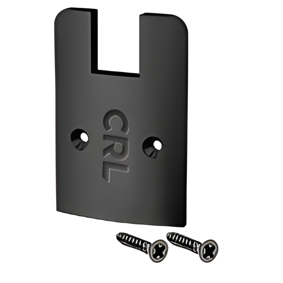 CRL Matte Black Low Profile Sidelite Rail Cap With Screws