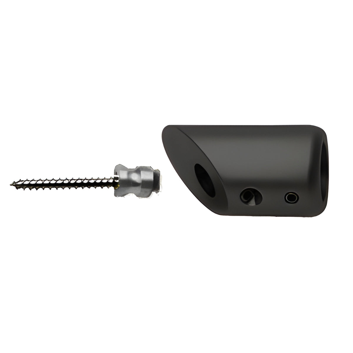 CRL Matte Black Mitered Support Bar Bracket