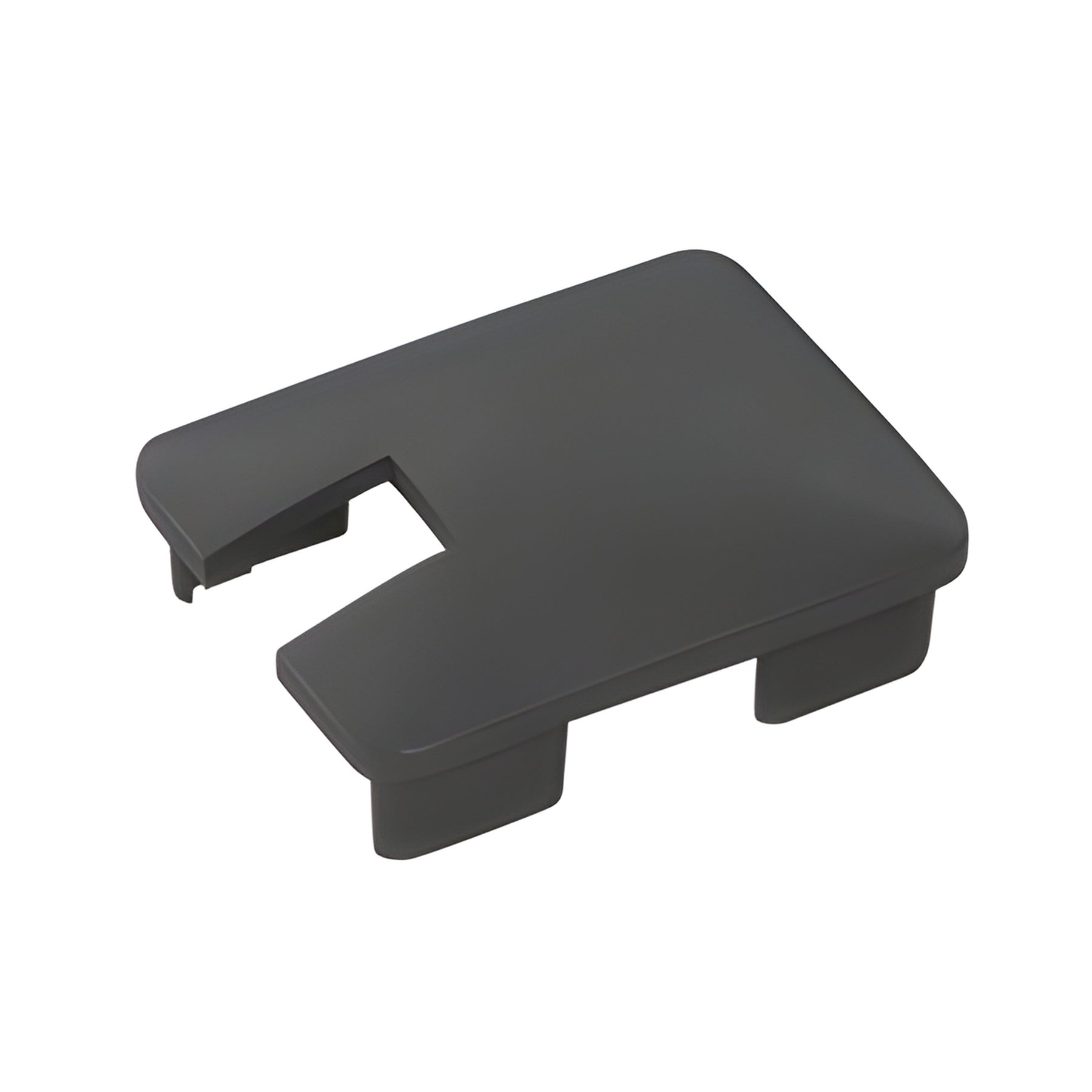 CRL Matte Black Notched Cap for 180 Degree End Post