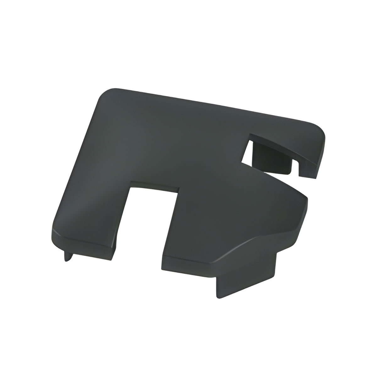 CRL Matte Black Notched Cap for 90 Degree Corner Post