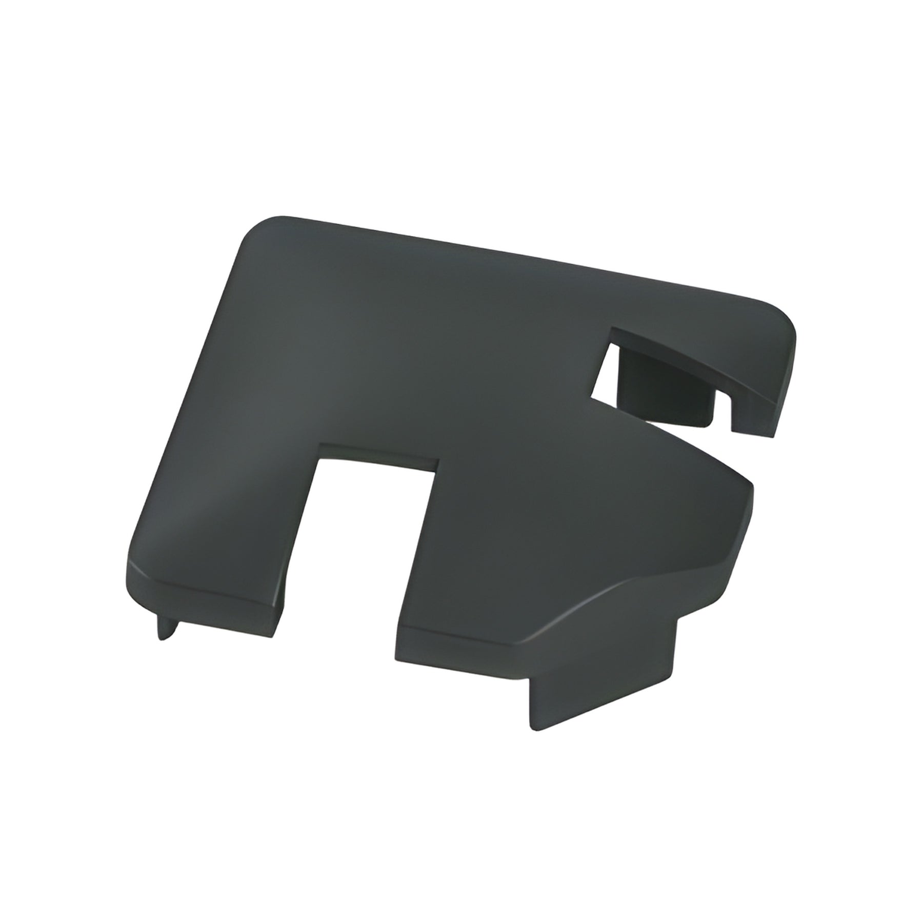 CRL Matte Black Notched Cap for 90 Degree Corner Post