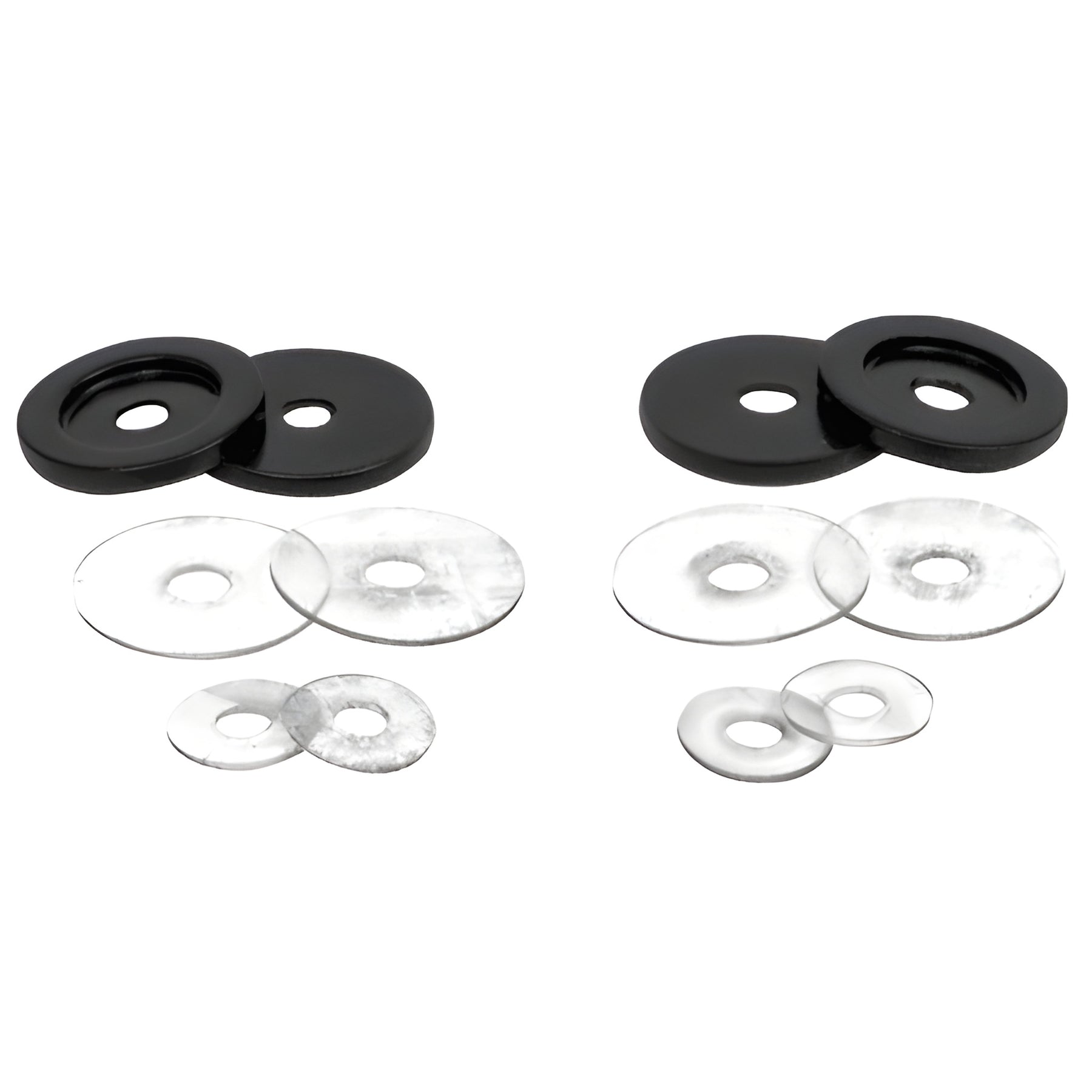 CRL Matte Black Replacement Washers for Back-to-Back Solid Pull Handle