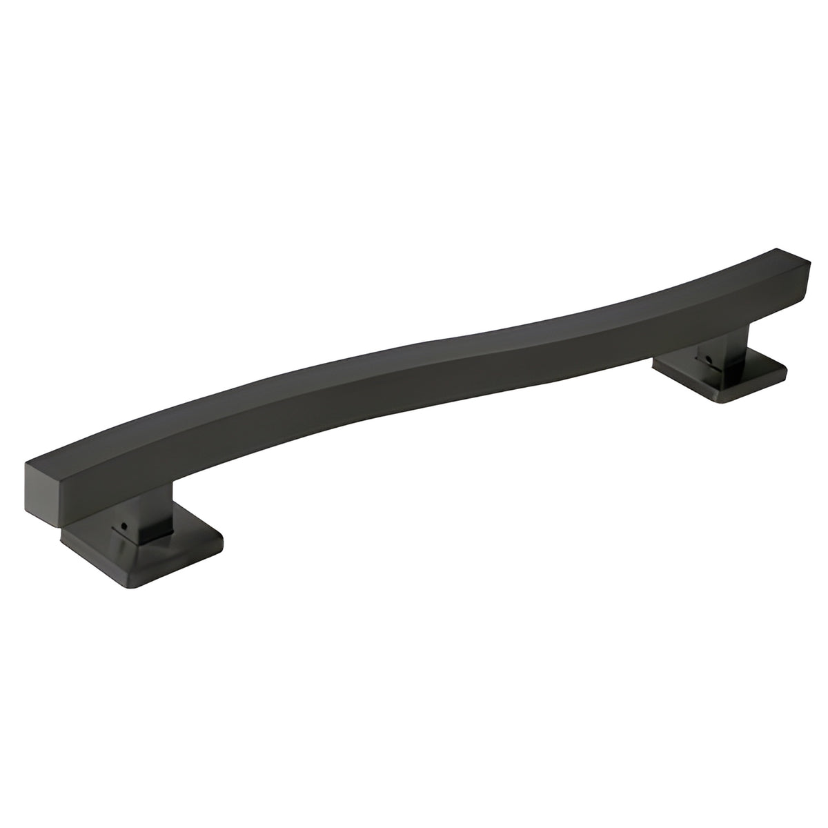 CRL Matte Black 'S' Square 24" Grab Bar