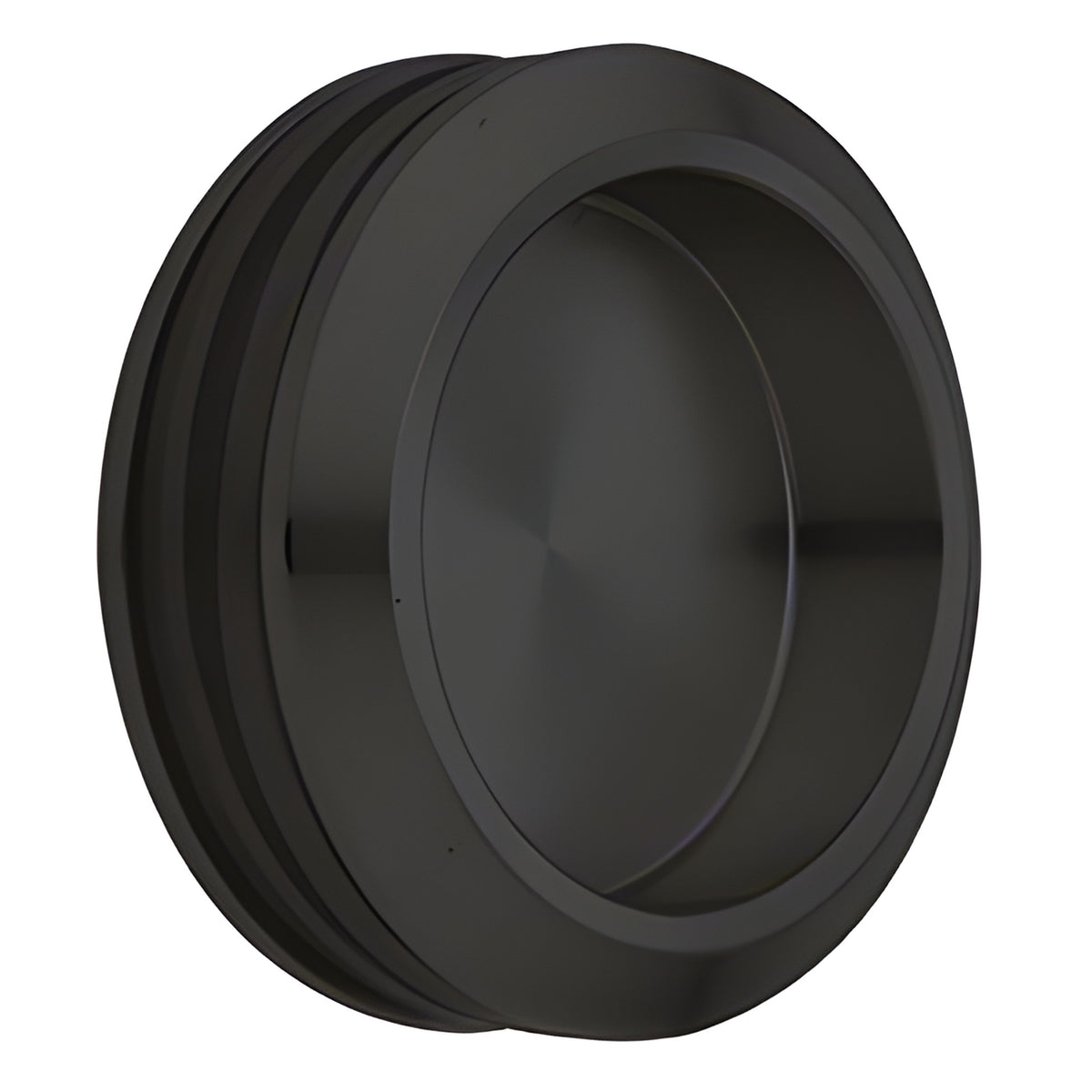 CRL Matte Black Steel Thru-Glass Pull