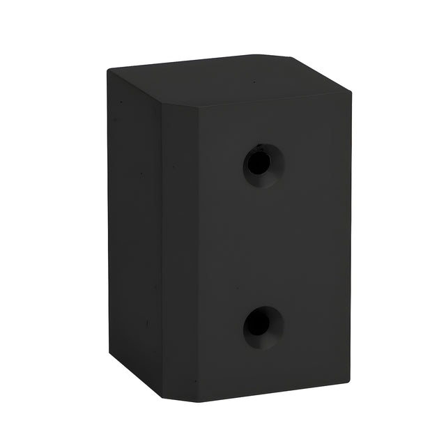CRL Matte Black Surface Mount Strike Plate