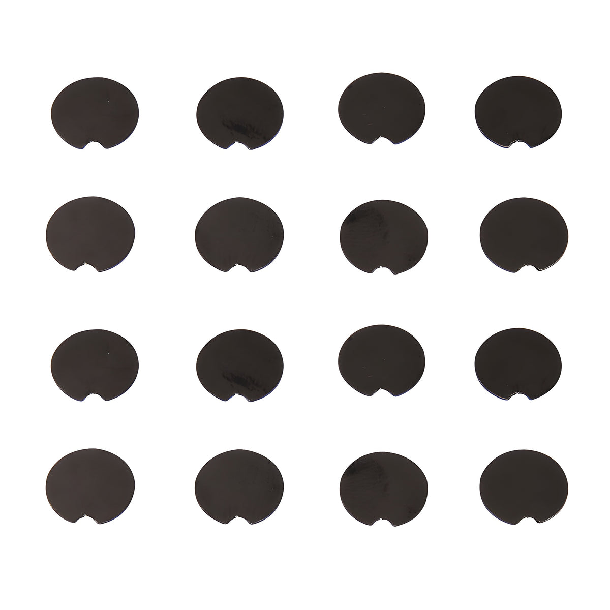 CRL Matte Black Trento Hinge Replacement Screw Covers Kit